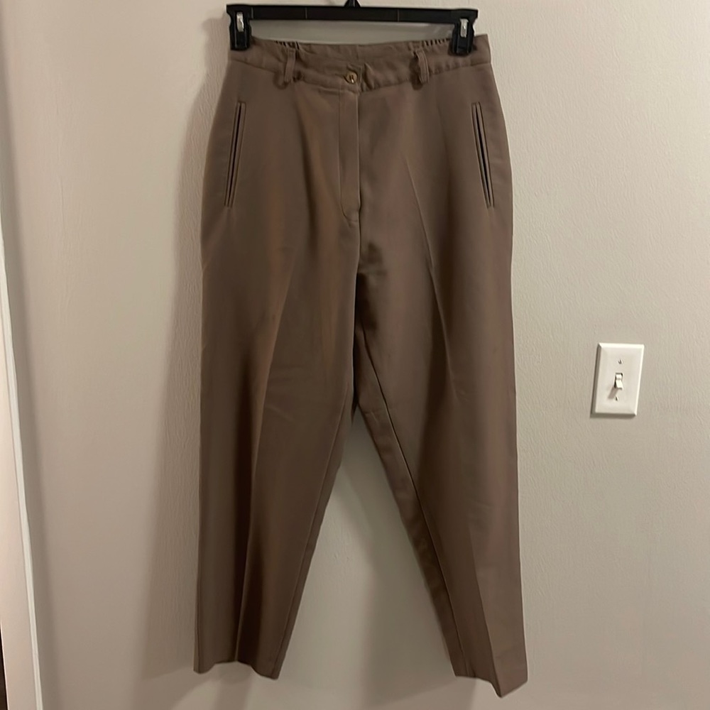 Liz Baker brown slack pants